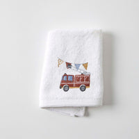 Personalised Transport Face Washer - Fauve + Co