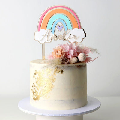 Rainbow Cake Topper - Fauve + Co