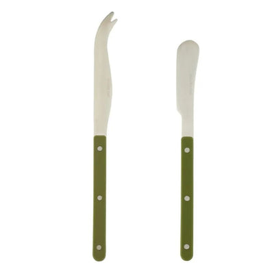 Remy Cheese Knife & Spreader Olive - Fauve + Co