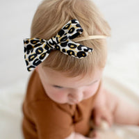 Ruby Hair Bow Animal Print - Fauve + Co