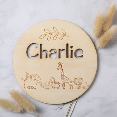 Safari Wall Plaque 20cm - Fauve + Co