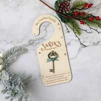 Santa's Magic Christmas Key - Door Hanger - Fauve + Co