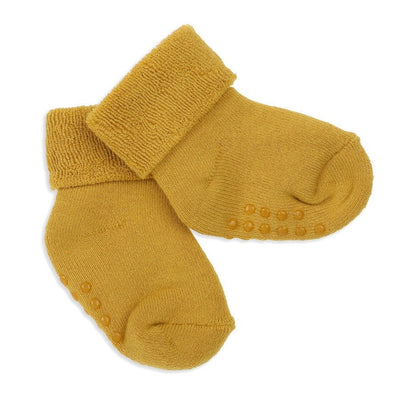 Sawyer Organic Socks Mustard - Fauve + Co