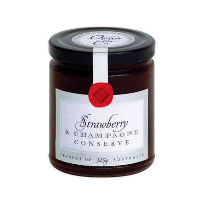 Strawberry & Champagne Conserve 325g by Ogilvie & Co - Fauve + Co