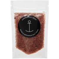 Summer Salt Body Mini Rose & Geranium Body Salt Scrub 40g - Fauve + Co