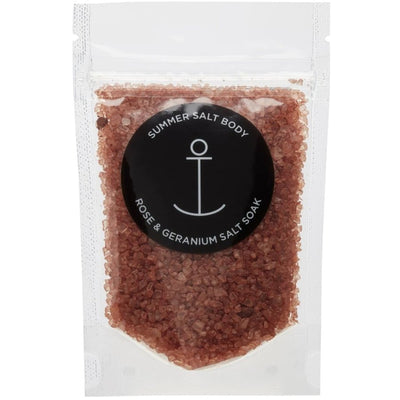 Summer Salt Body Mini Rose & Geranium Body Salt Scrub 40g - Fauve + Co