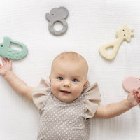 Tikiri Rubber Elephant Teether - Fauve + Co