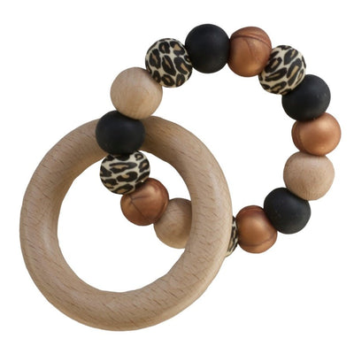 Zulu Teething Ring Leopard - Fauve + Co